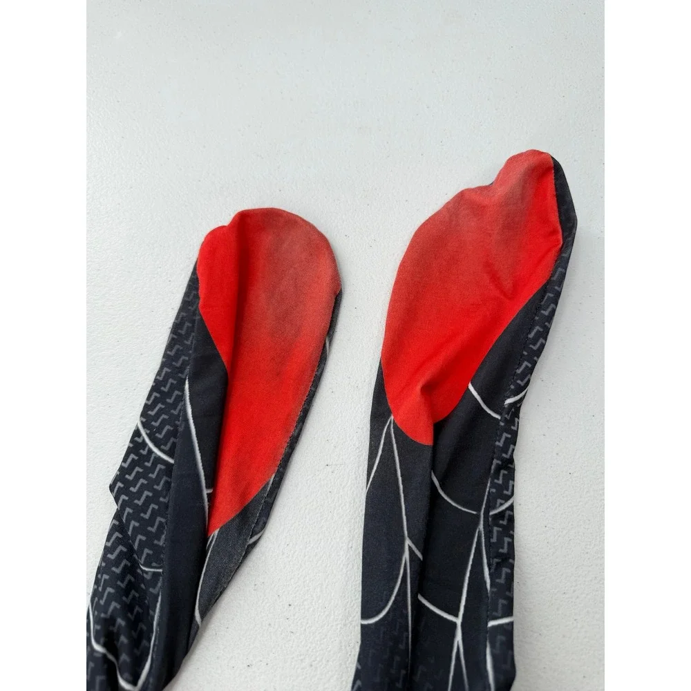 Marvel Miles Morales Spider-Man Costume Kids Size 16 Black Red Cosplay Suit Mask